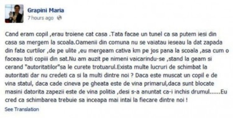 Ministrul Grapini o comite iar!